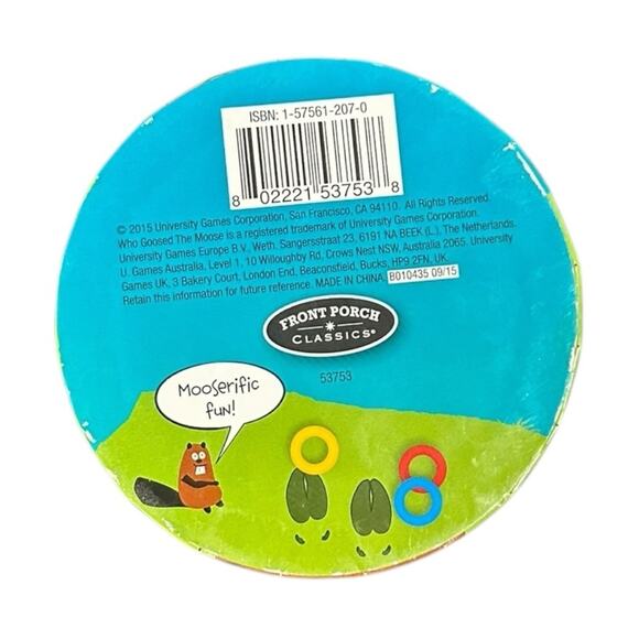 Front Porch Classics Who Goosed the Moose? Ring Toss Game - Picture 6 of 6